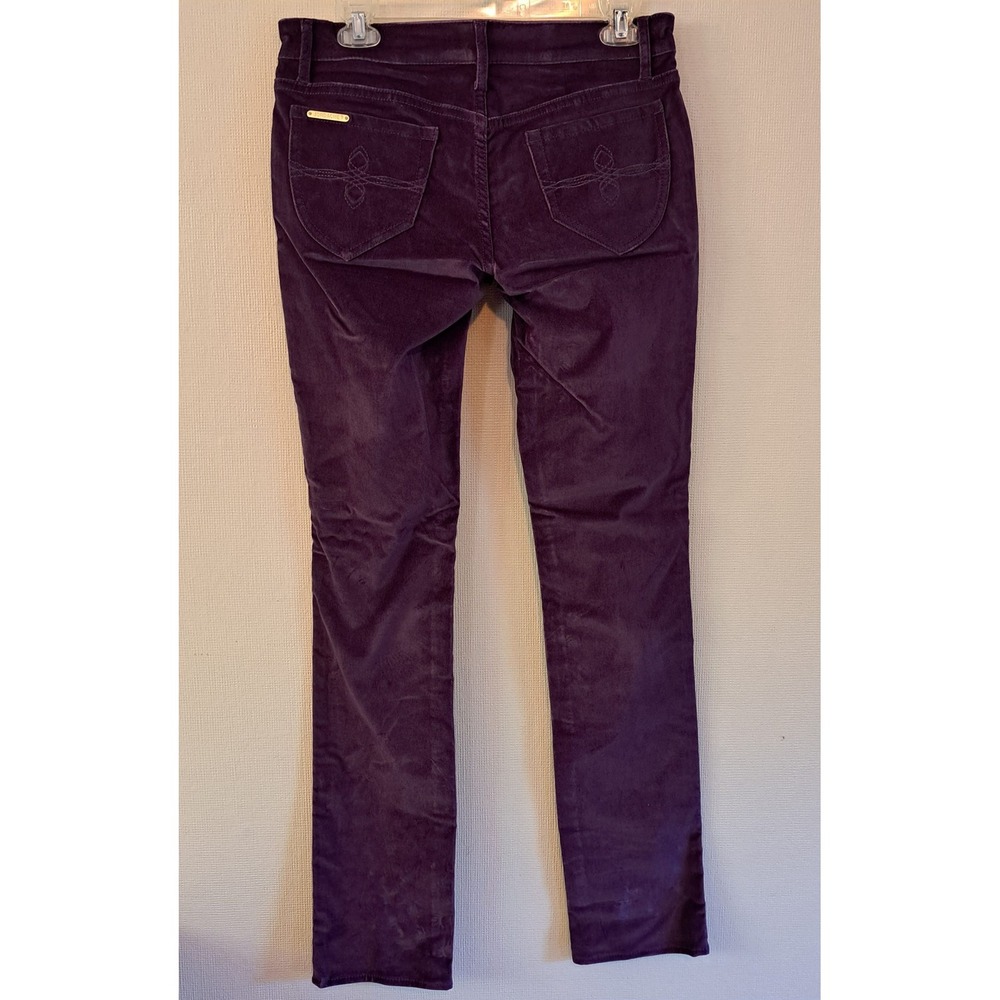 Jordache Purple Jelly Bean Velvet Women's 30/10 Sienna Skinny Pants NWT 1410-442 - Picture 5 of 11